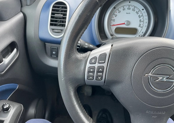 Opel Agila cena 18450 przebieg: 118000, rok produkcji 2011 z Tarczyn małe 379